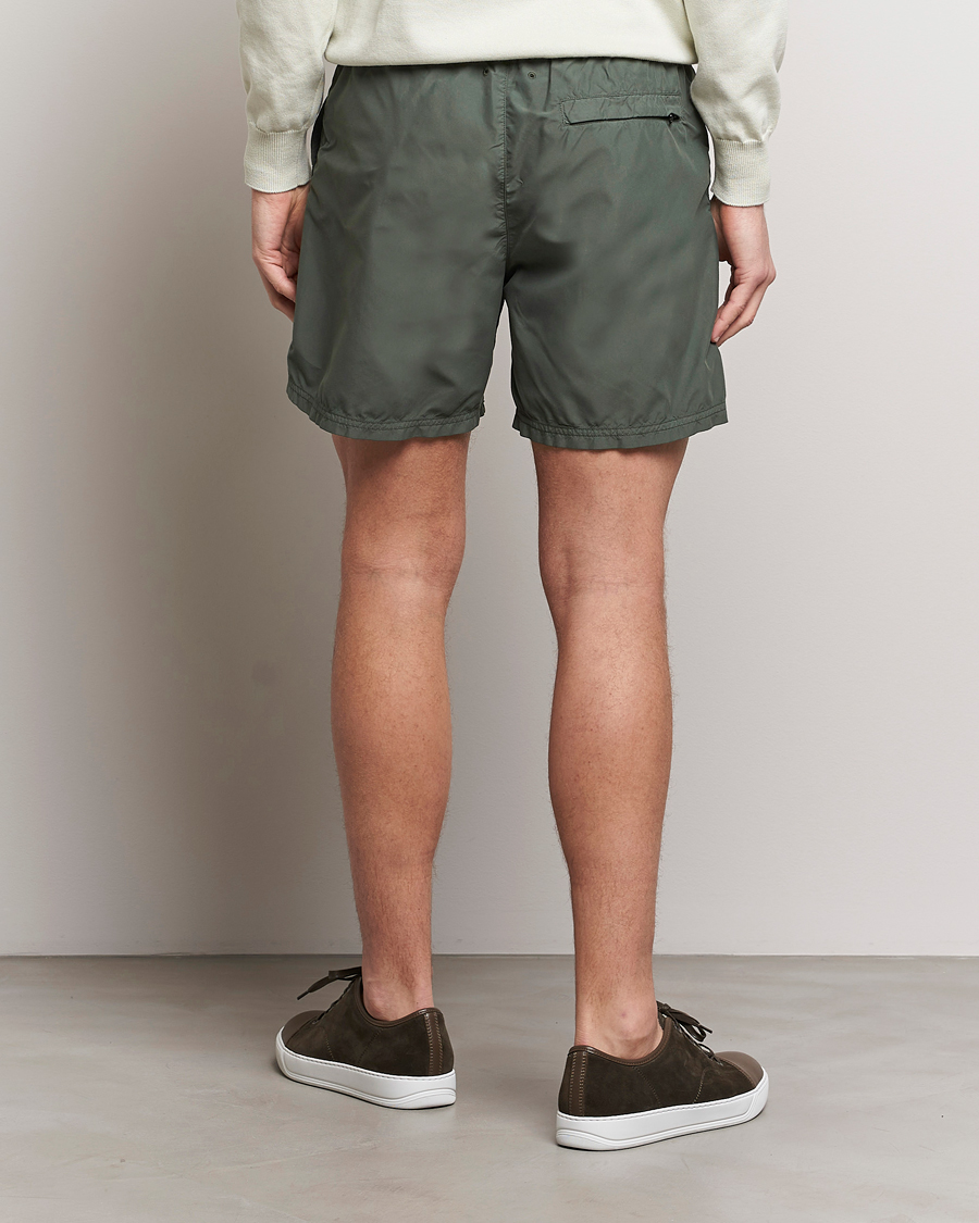 Herre | Badeshorts | Stone Island | Brushed Nylon Swimshorts Musk