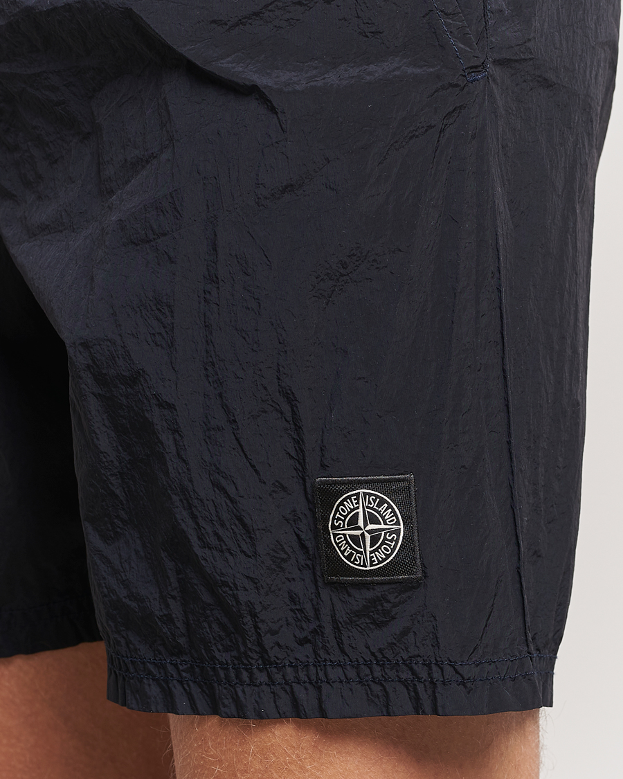 Herre | Badeshorts | Stone Island | Nylon Metal Econyl Swimshorts Navy Blue
