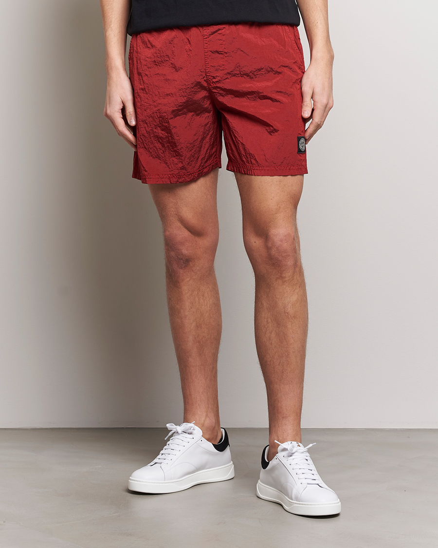 Herre | Badeshorts | Stone Island | Nylon Metal Econyl Swimshorts Red
