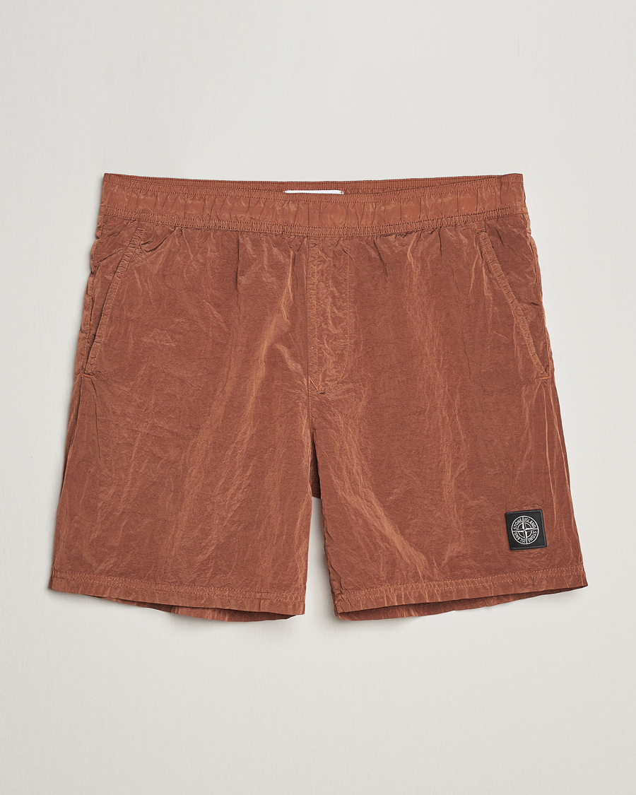 Herre | Badeshorts | Stone Island | Nylon Metal Econyl Swimshorts Rust