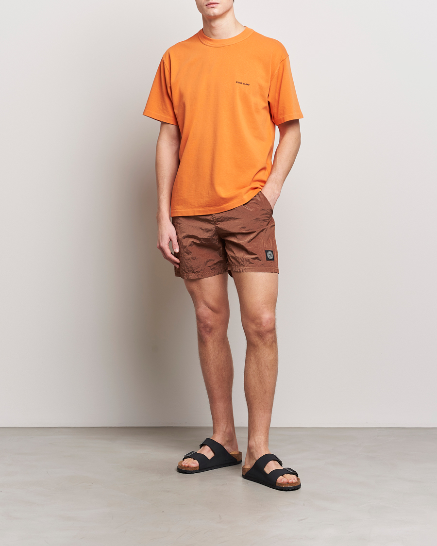 Herre | Badeshorts | Stone Island | Nylon Metal Econyl Swimshorts Rust