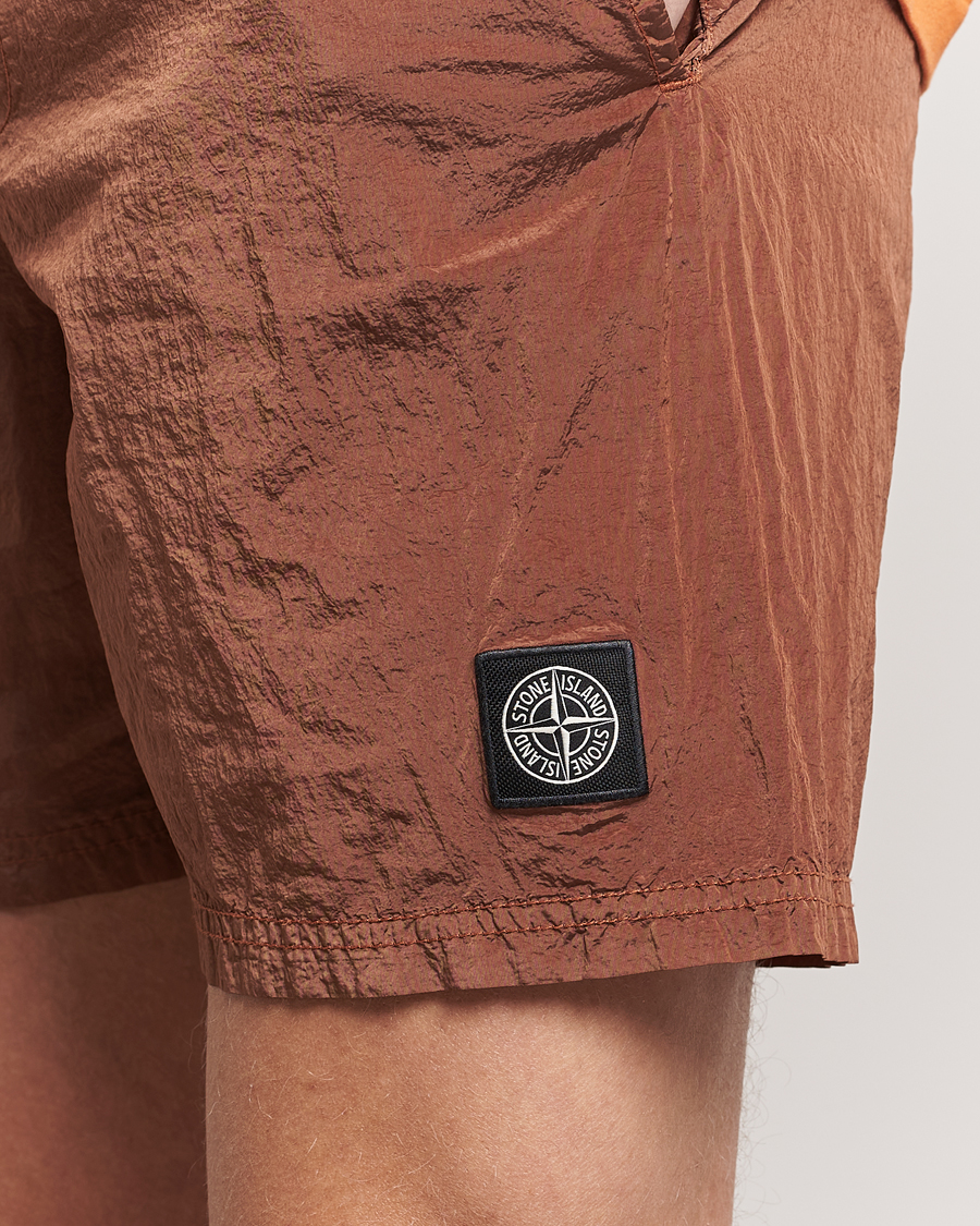 Herre | Badeshorts | Stone Island | Nylon Metal Econyl Swimshorts Rust