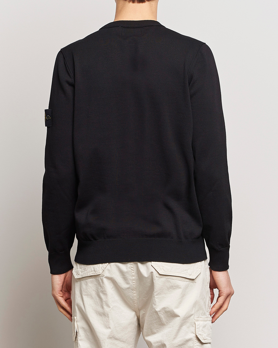 Herre | Gensere | Stone Island | Soft Organic Cotton Crew Neck Black