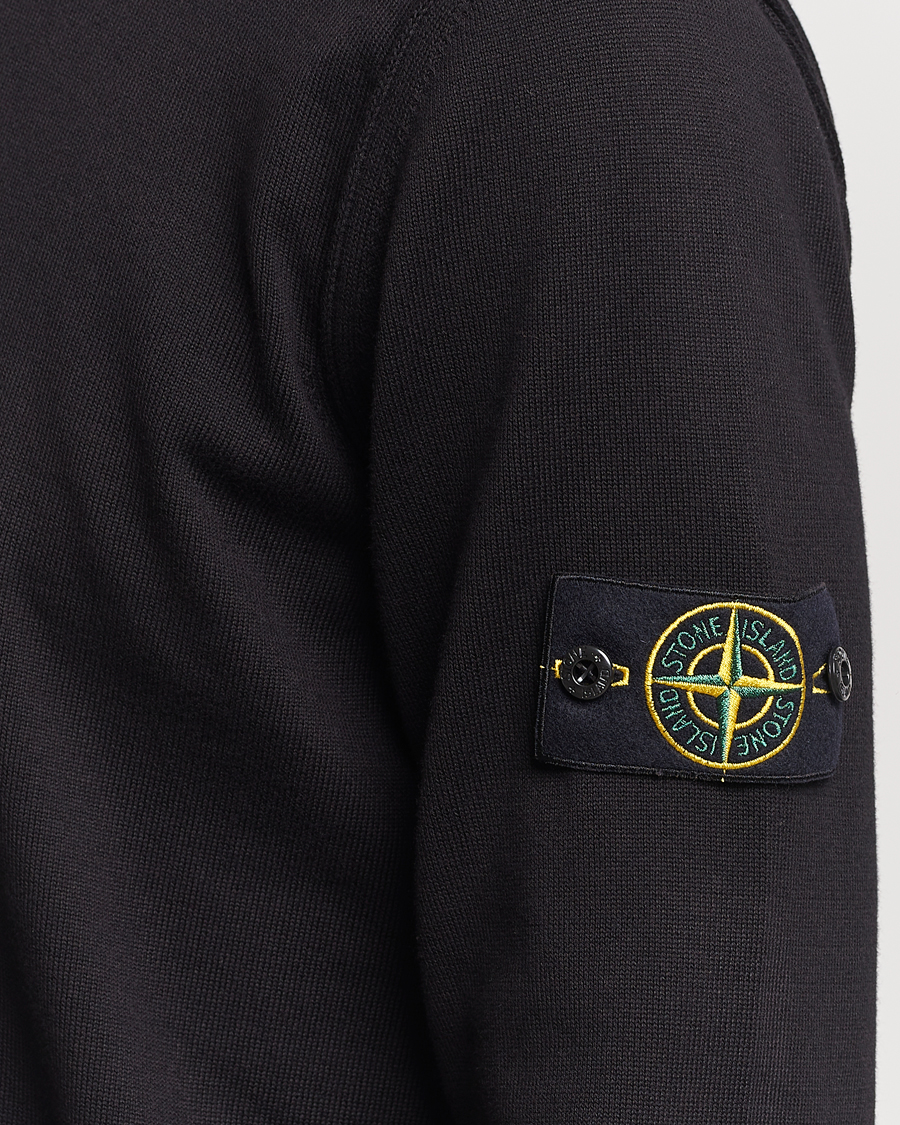 Herre | Gensere | Stone Island | Soft Organic Cotton Crew Neck Black