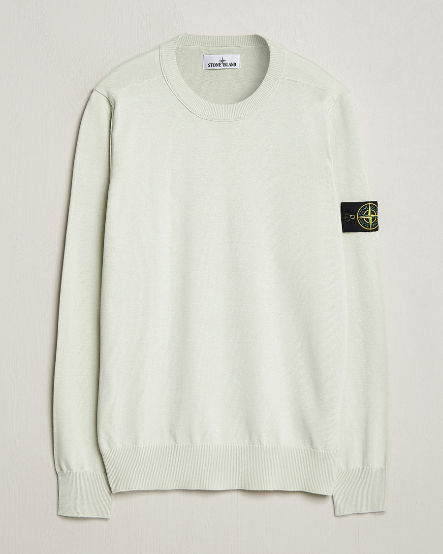 Herre | Gensere | Stone Island | Soft Organic Cotton Crew Neck Pistachio