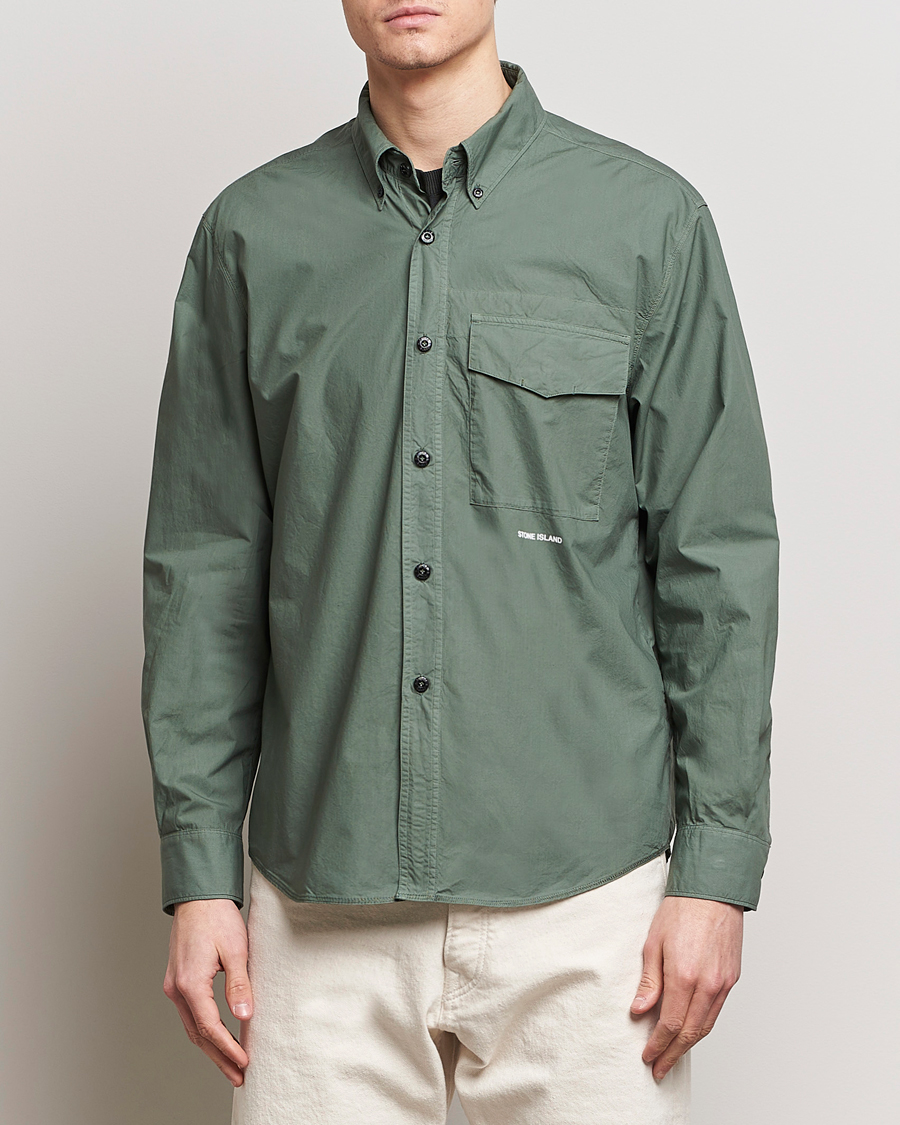 Herre | Stone Island | Stone Island | Light Cotton Shirt Musk