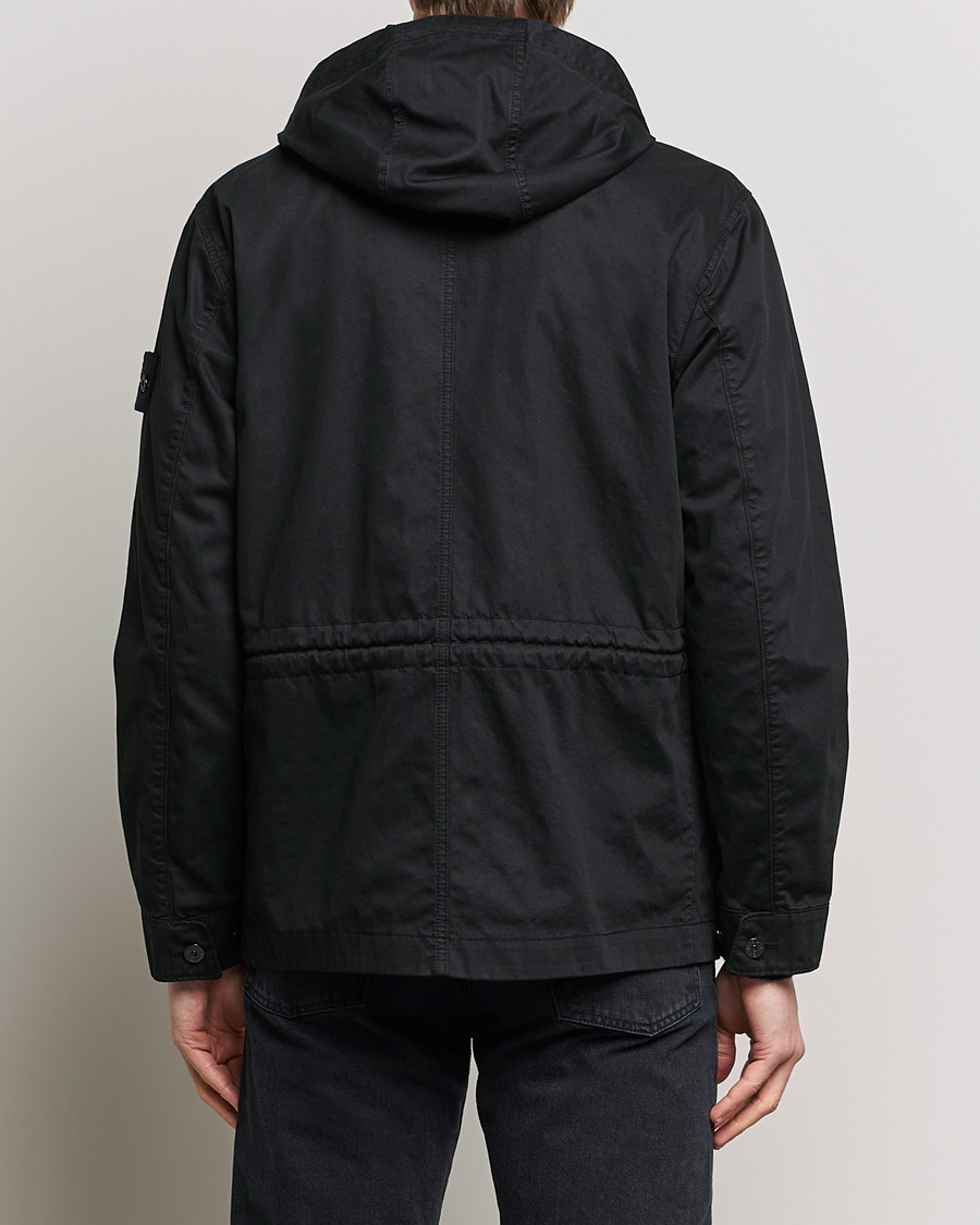 Herre | Jakker | Stone Island | Bio Rasso TC Cotton Hooded Jacket Black
