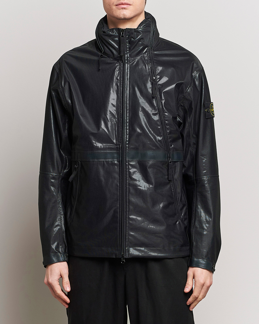 Men | Stone Island | Stone Island | Metallic Run Proof Nylon Jacket Cobalt Blue