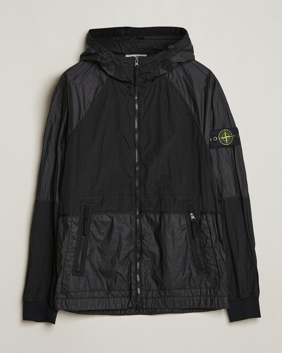 Herre | Jakker | Stone Island | Nylon Metal Hooded Jacket Black