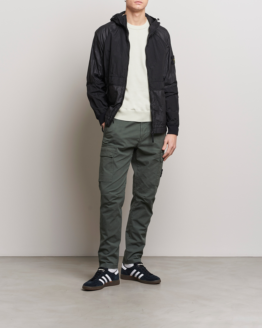 Herre | Jakker | Stone Island | Nylon Metal Hooded Jacket Black