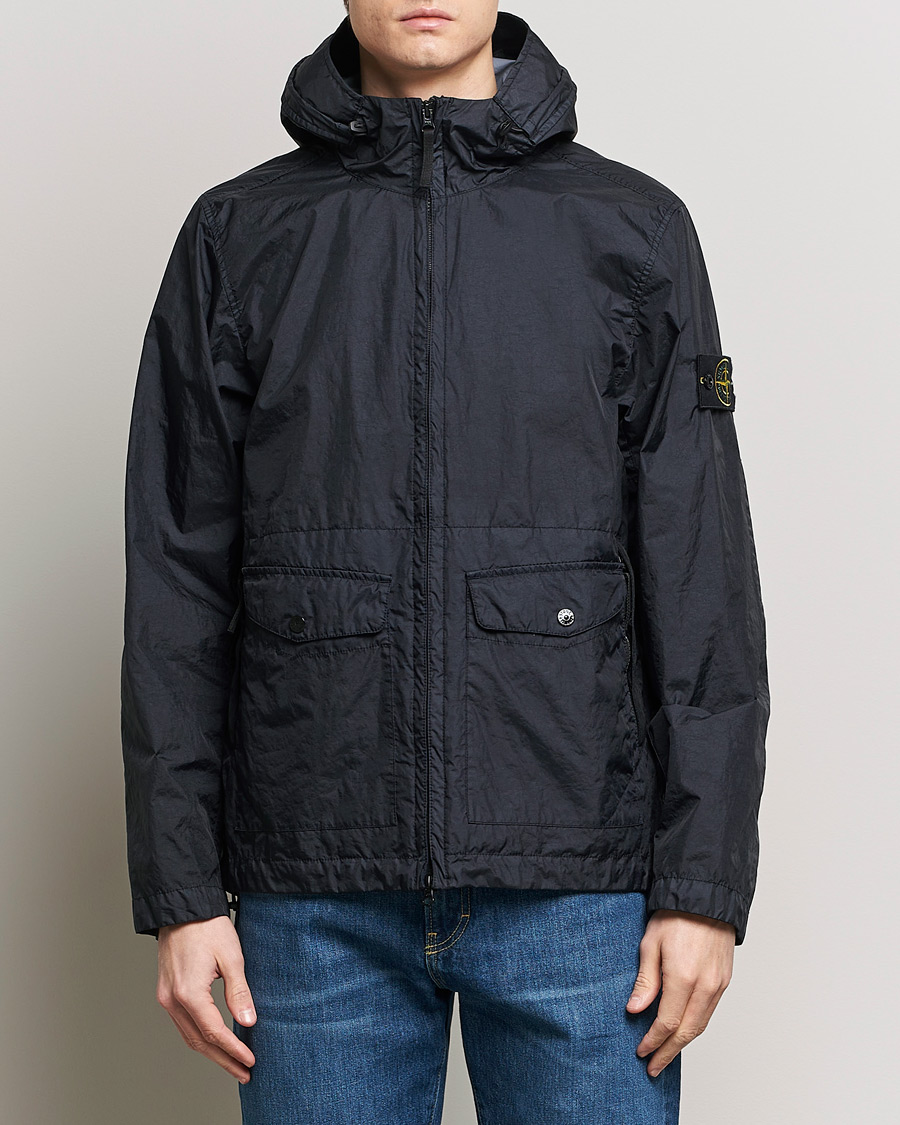 Herre | Klær | Stone Island | Membrana Hooded Jacket Navy Blue