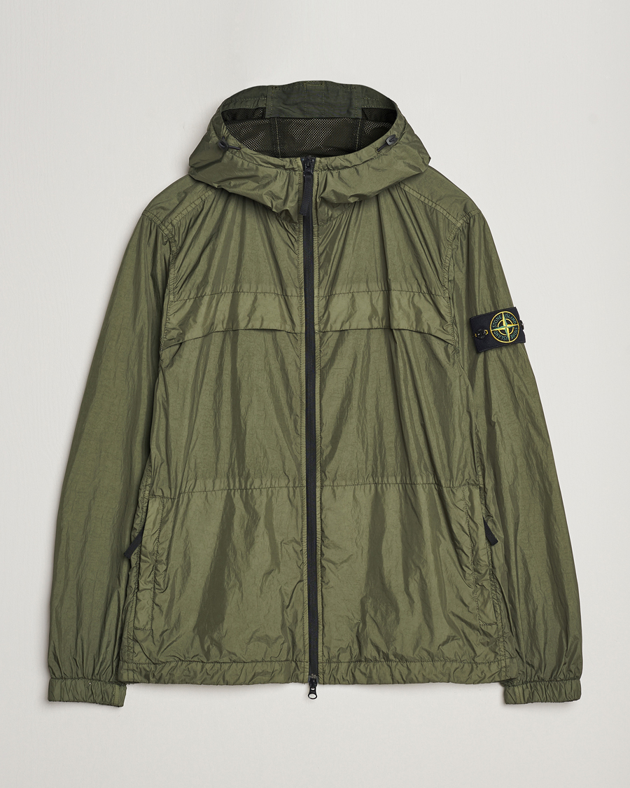 Herre | Jakker | Stone Island | Crinkle Reps Hooded Jacket Musk