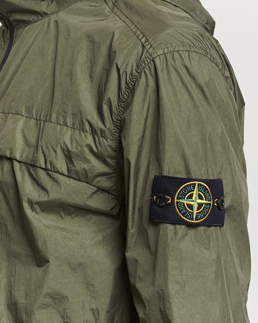 Herre | Jakker | Stone Island | Crinkle Reps Hooded Jacket Musk