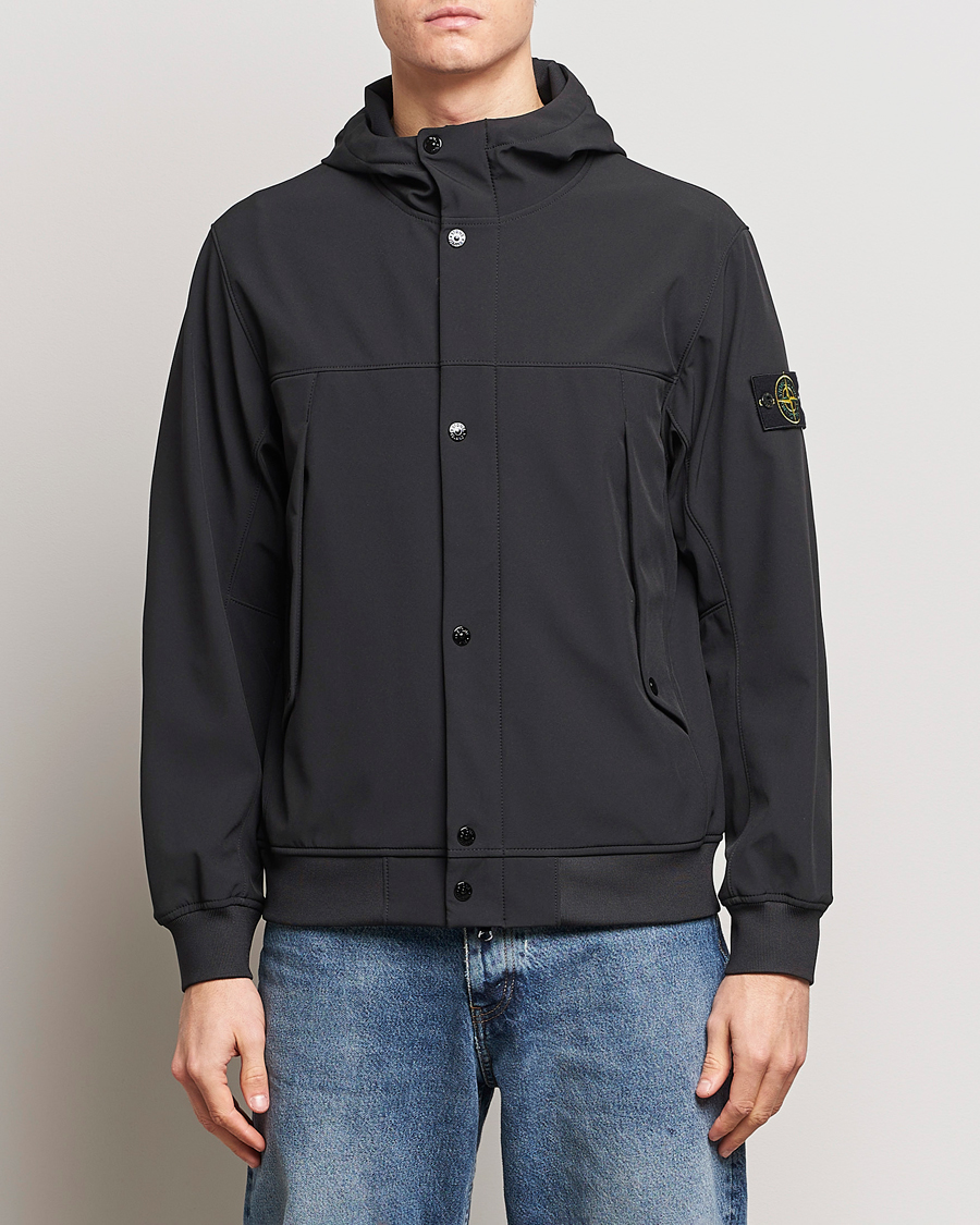 Herr | Kläder | Stone Island | Light Soft Shell Jacket Black