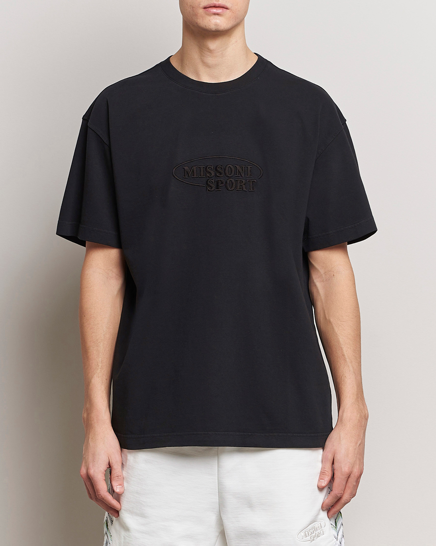 Herre | Missoni | Missoni | SPORT Short Sleeve T-Shirt Black