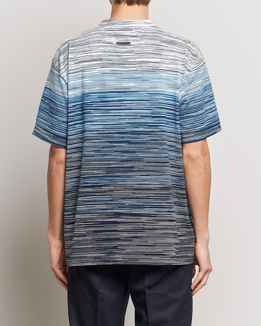 Herre | T-Shirts | Missoni | Space Dyed T-Shirt Blue