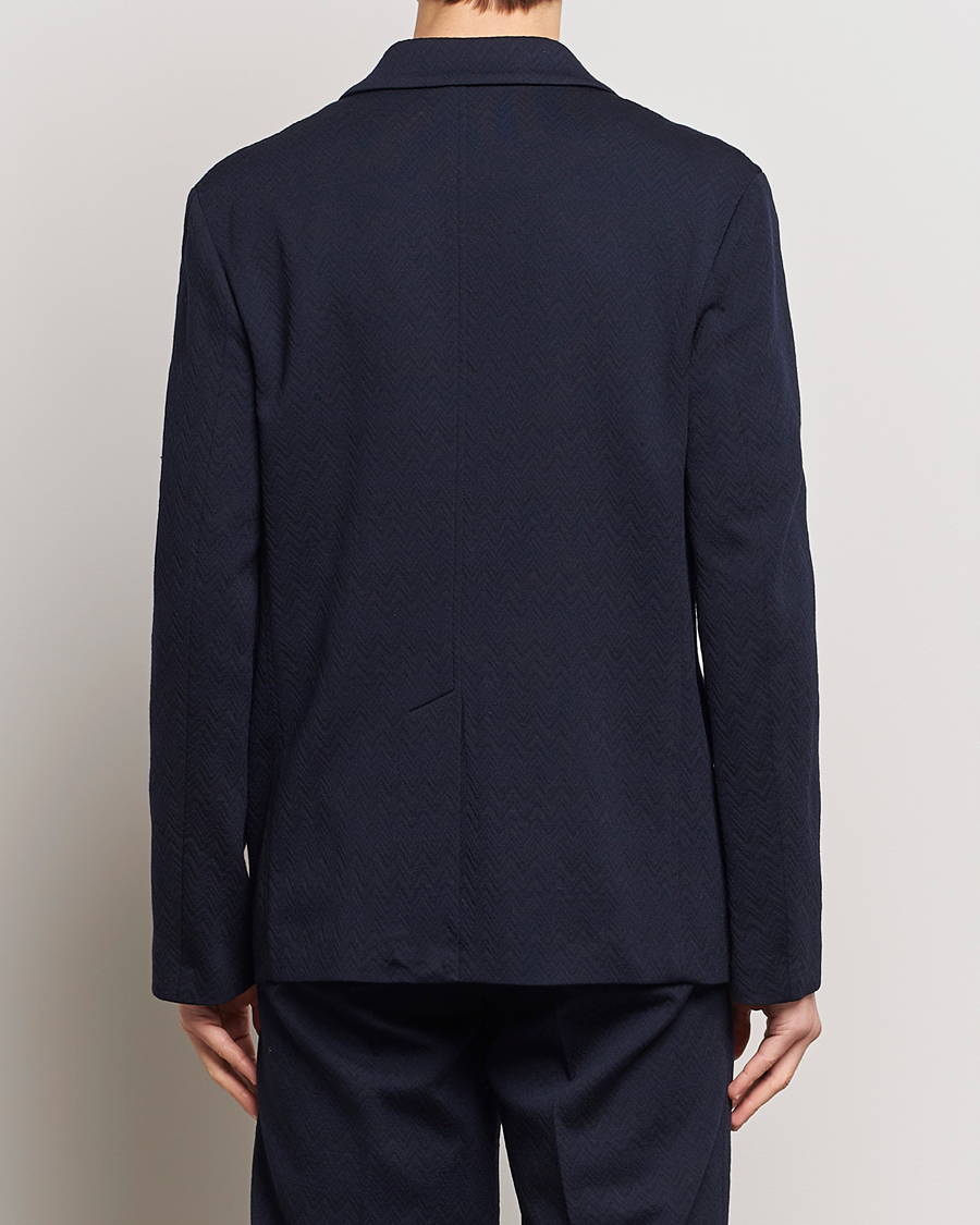 Herre | Dressjakker | Missoni | Chevron Wool Blazer Navy