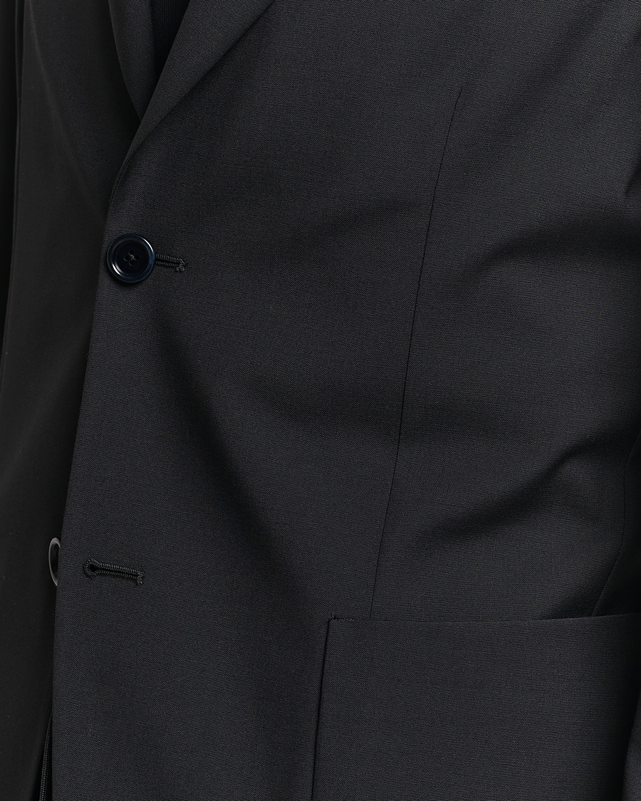 Herre | Dresser | Lardini | Travellers Soft Wool Suit Black