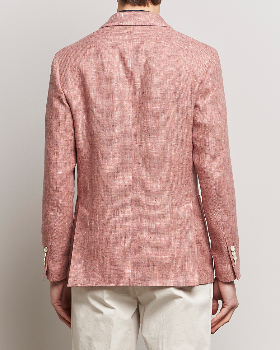 Herre | Dressjakker | Lardini | Wool/Linen Patch Pocket Blazer Soft Red