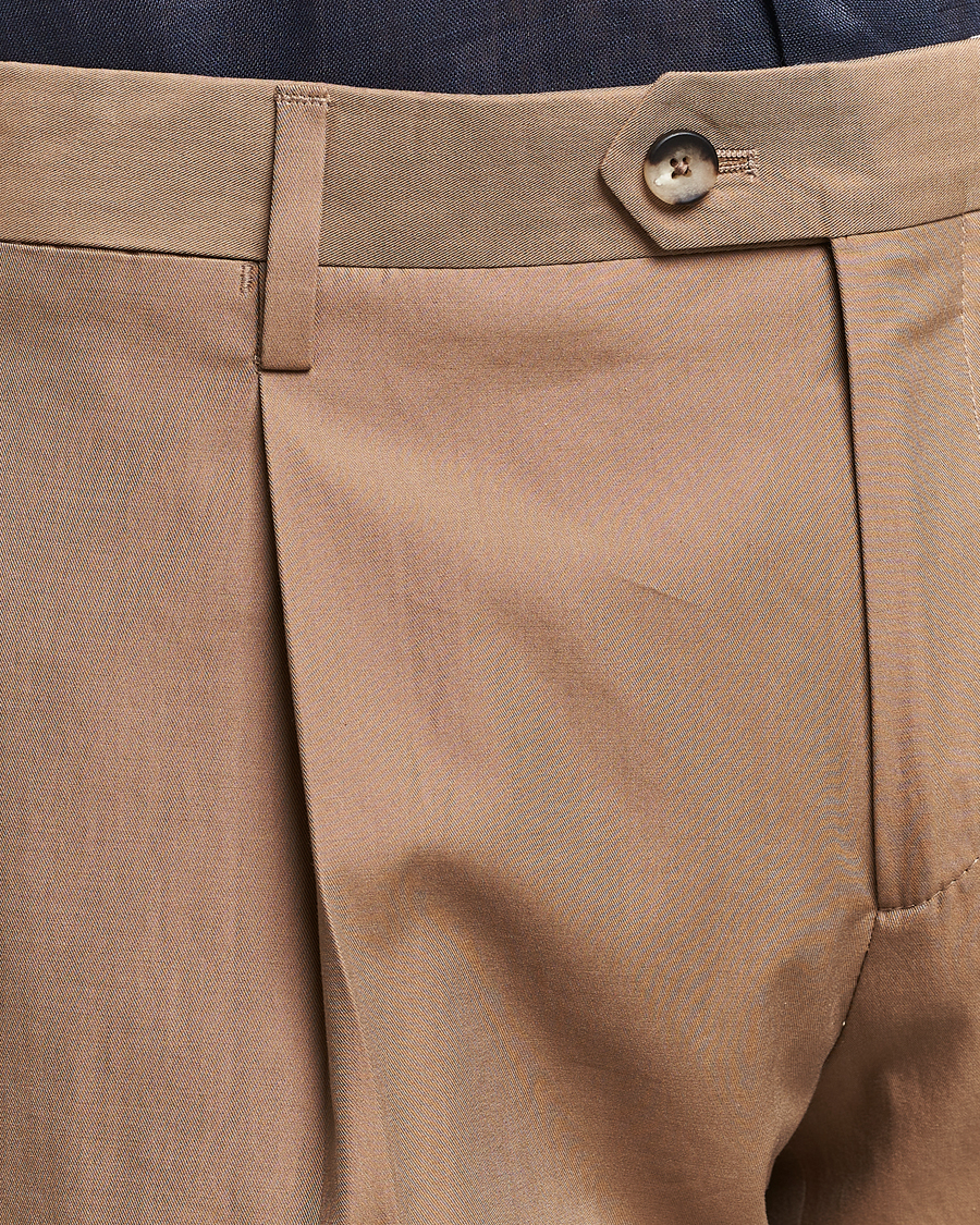 Herre | Dresser | Lardini | Solaro Cotton Suit Light Brown