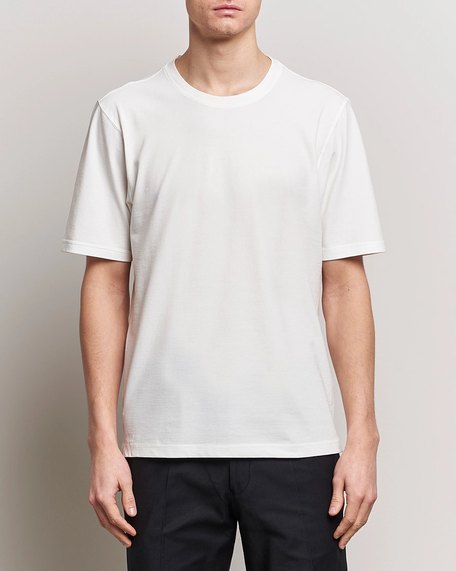 Herre | Kortermede t-shirts | Lardini | Ice Cotton T-Shirt White