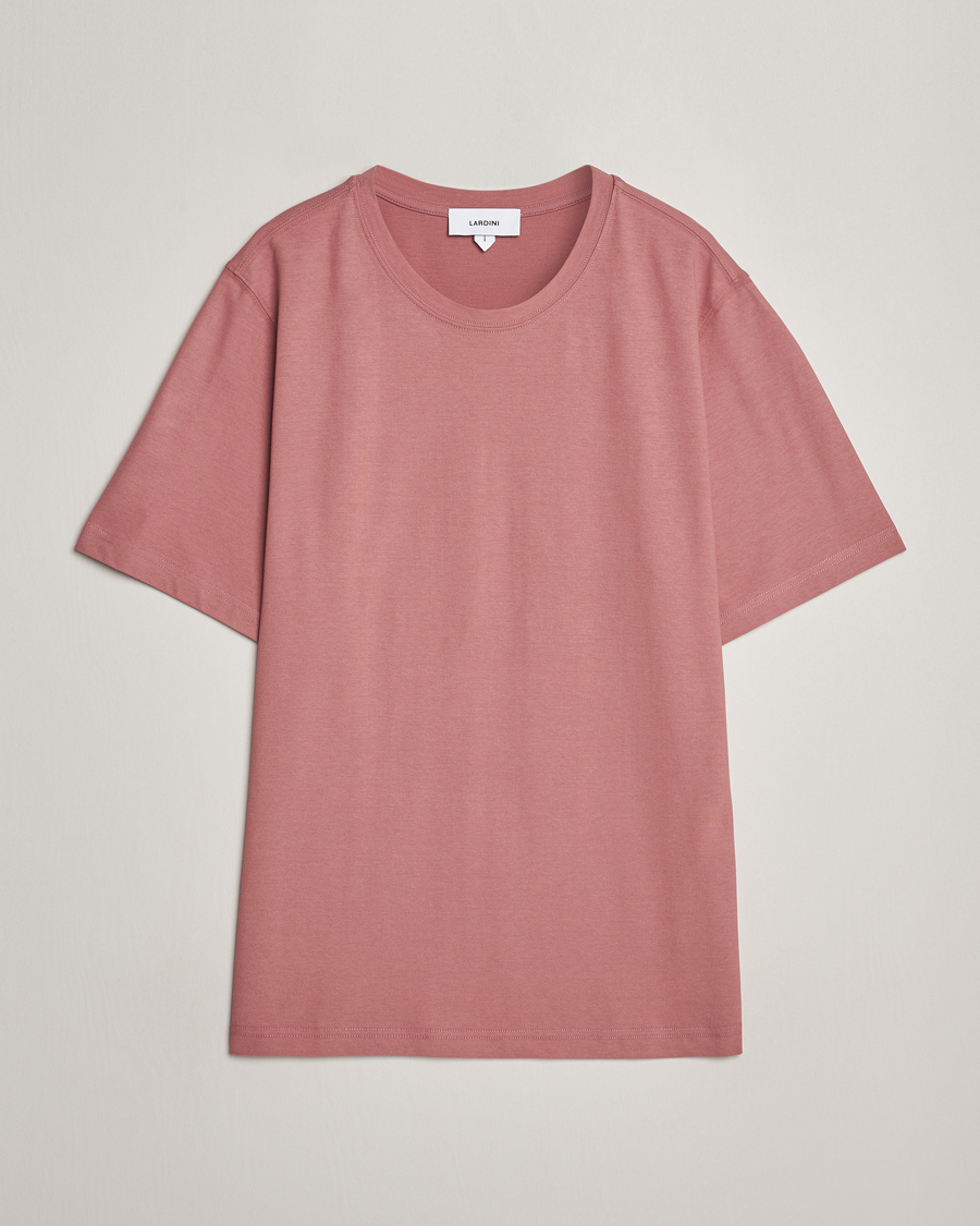 Herre | T-Shirts | Lardini | Ice Cotton T-Shirt Pink