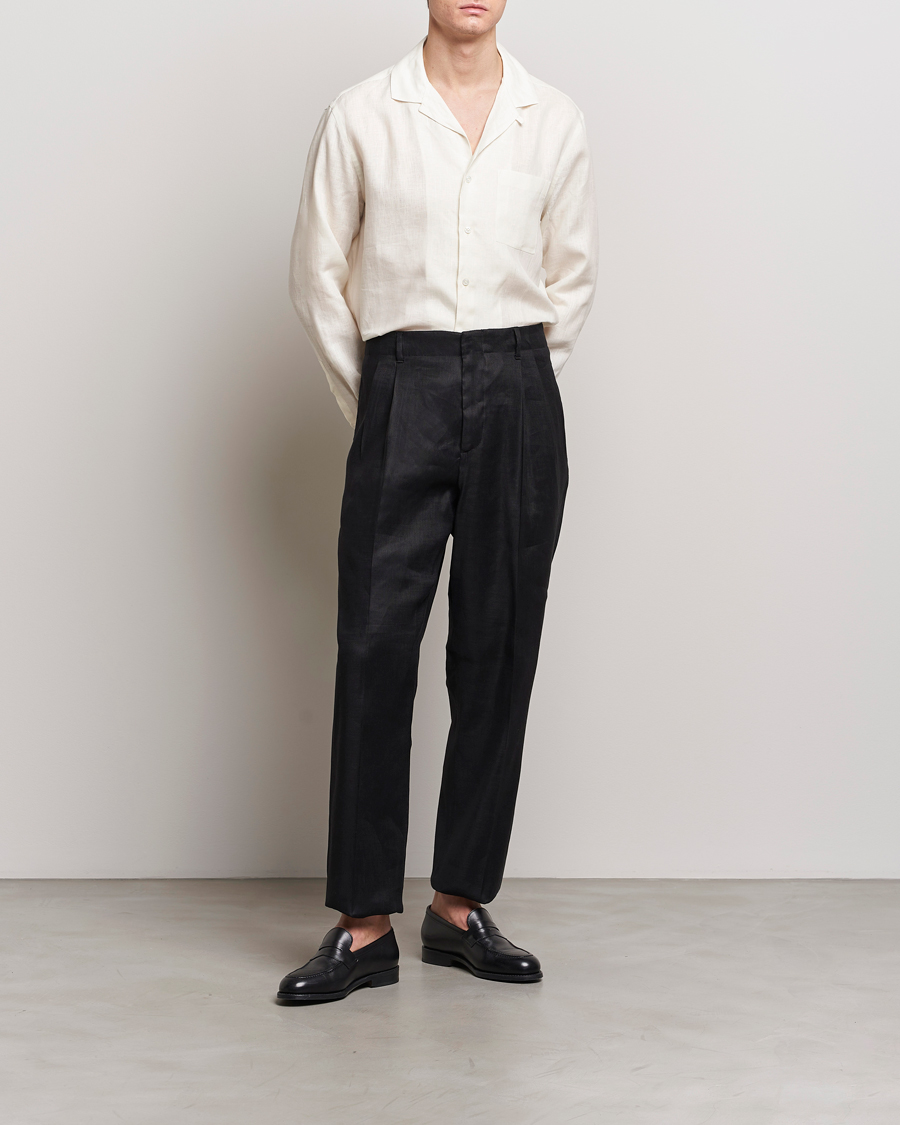 Herre | Skjorter | Lardini | Klop Linen Shirt Off White