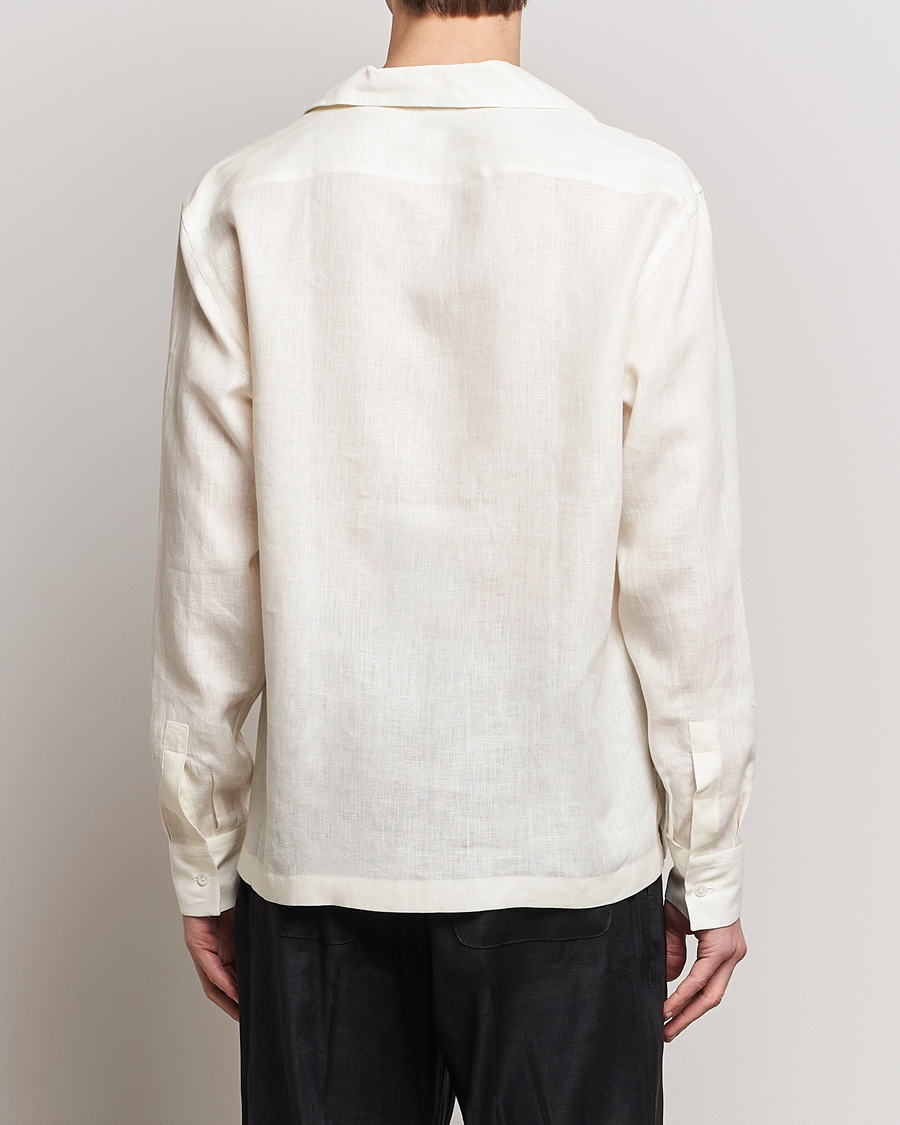 Herre | Skjorter | Lardini | Klop Linen Shirt Off White