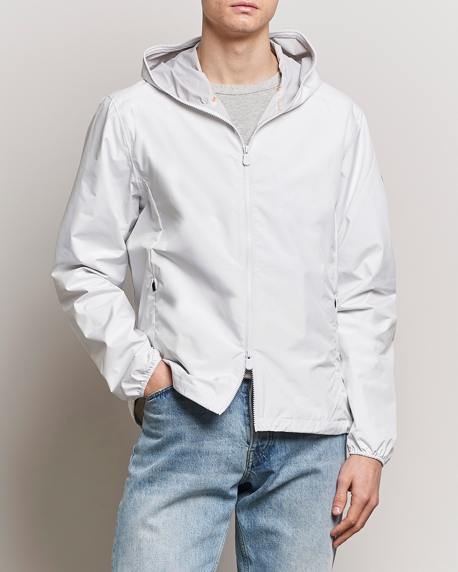 Herre | Vårjakker | Save The Duck | Zayn Lightweight Recycled Water Repellent Jacket White