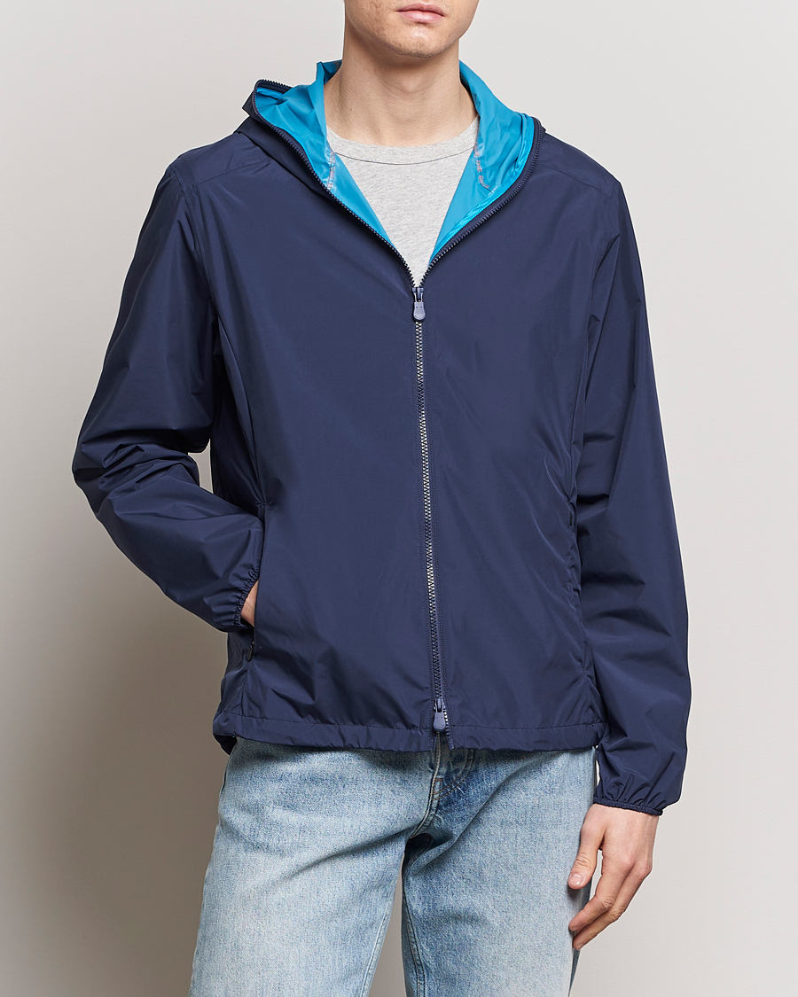 Herre | Vårjakker | Save The Duck | Zayn Lightweight Recycled Water Repellent Jacket Navy