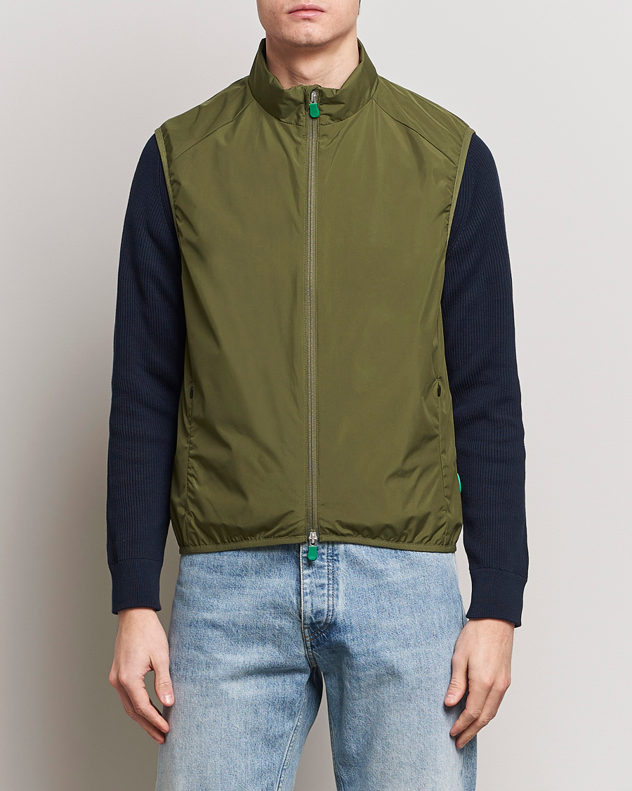 Herre | Klassiske jakker | Save The Duck | Mars Lightweight Vest Dusty Olive