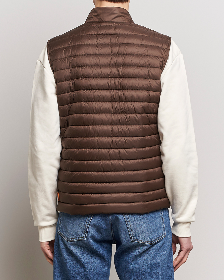 Herre | Jakker | Save The Duck | Aiko Lightweigt Padded Vest Soil Brown