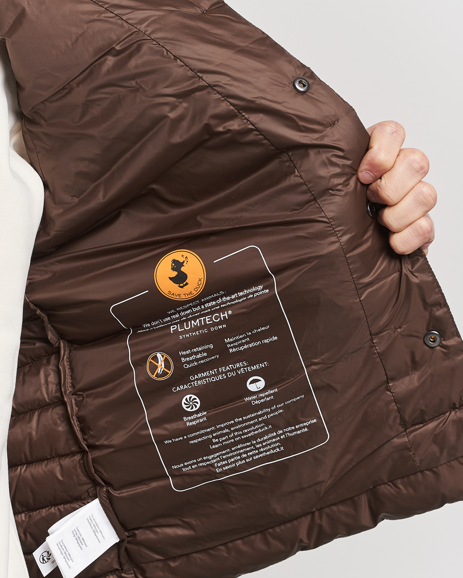 Herre | Jakker | Save The Duck | Aiko Lightweigt Padded Vest Soil Brown