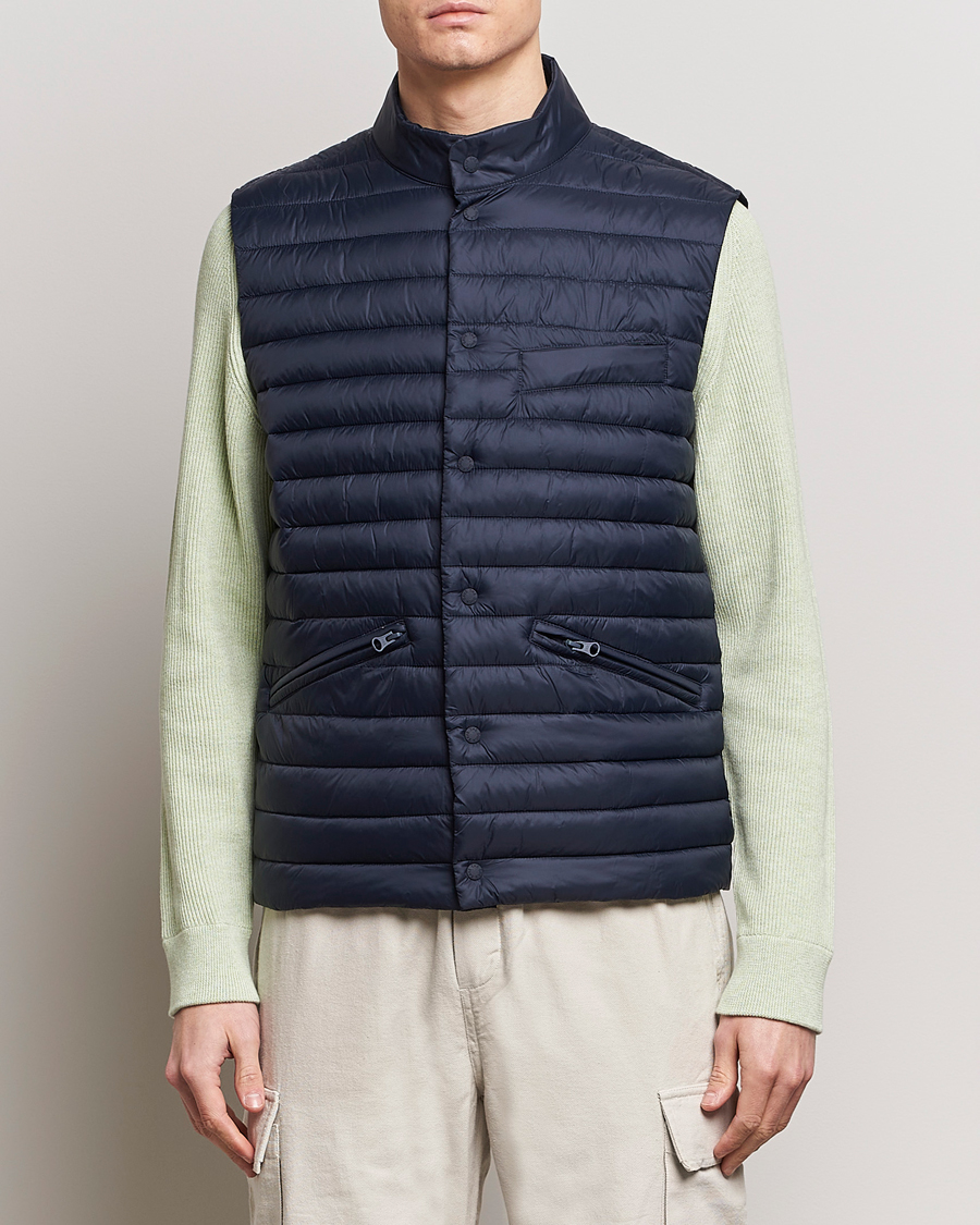 Herre | Avdelinger | Save The Duck | Aiko Lightweigt Padded Vest Blue Black