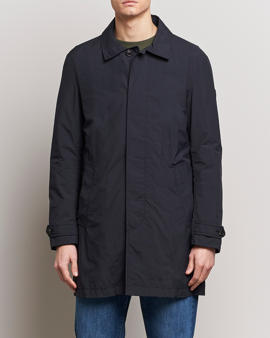 Herre | Frakker | Save The Duck | Rhys Water Repellent Nylon Coat Black