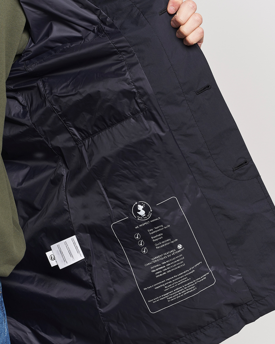 Herre | Jakker | Save The Duck | Rhys Water Repellent Nylon Coat Black