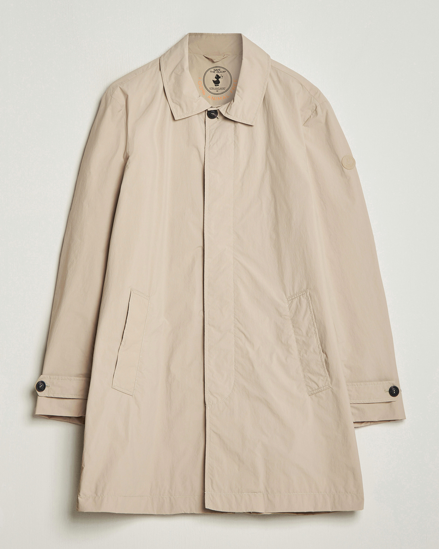Herre | Jakker | Save The Duck | Rhys Water Repellent Nylon Coat Stone Beige