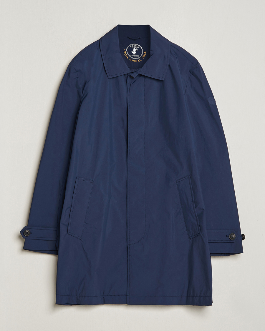 Herre | Jakker | Save The Duck | Rhys Water Repellent Nylon Coat Navy Blue