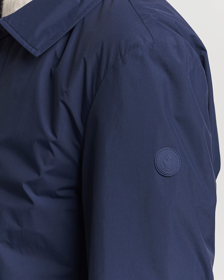 Herre | Jakker | Save The Duck | Rhys Water Repellent Nylon Coat Navy Blue