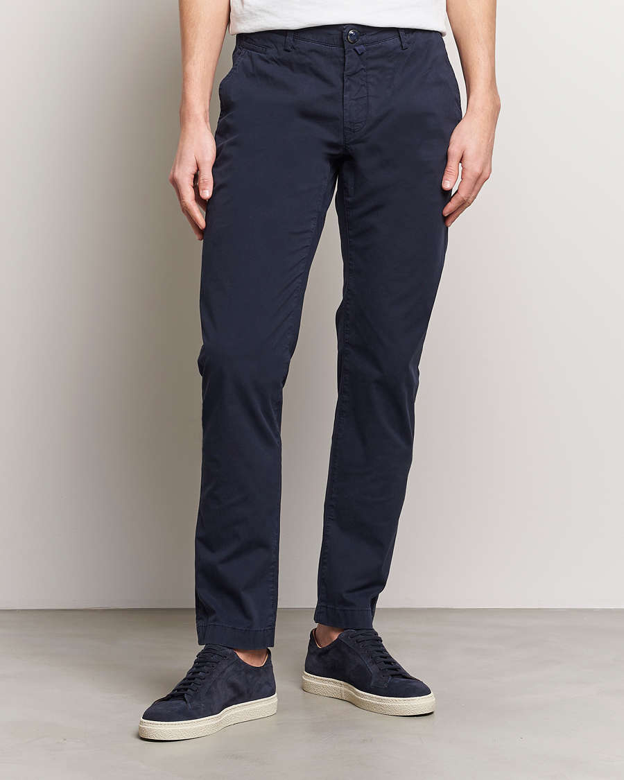 Herre | Avdelinger | Jacob Cohën | Bobby Cotton Gabardine Chinos Navy