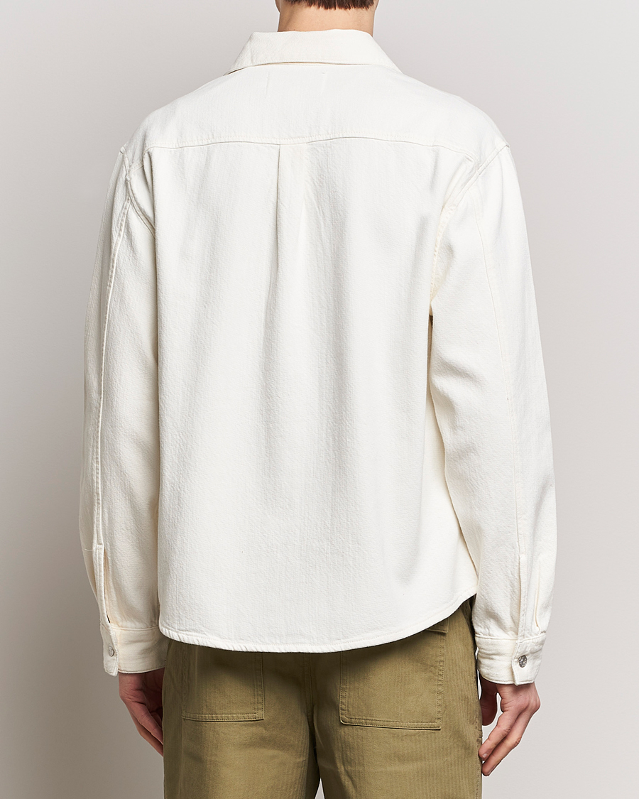 Herre | Skjorter | FRAME | Textured Terry Overshirt Off White