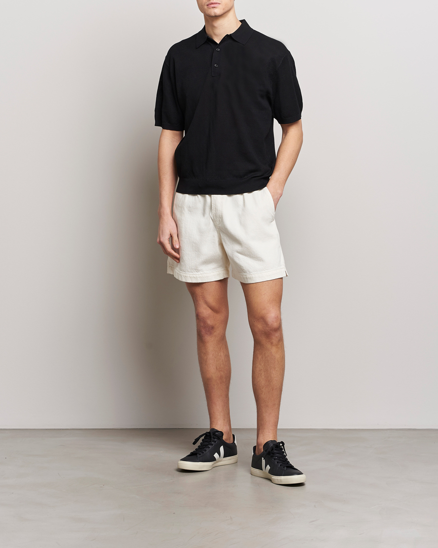 Herre | Shorts | FRAME | Textured Terry Shorts Off White