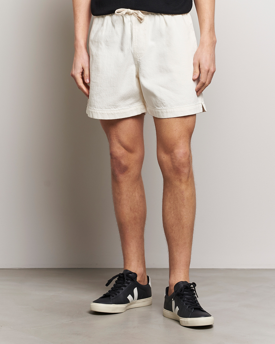 Herr | Kläder | FRAME | Textured Terry Shorts Off White