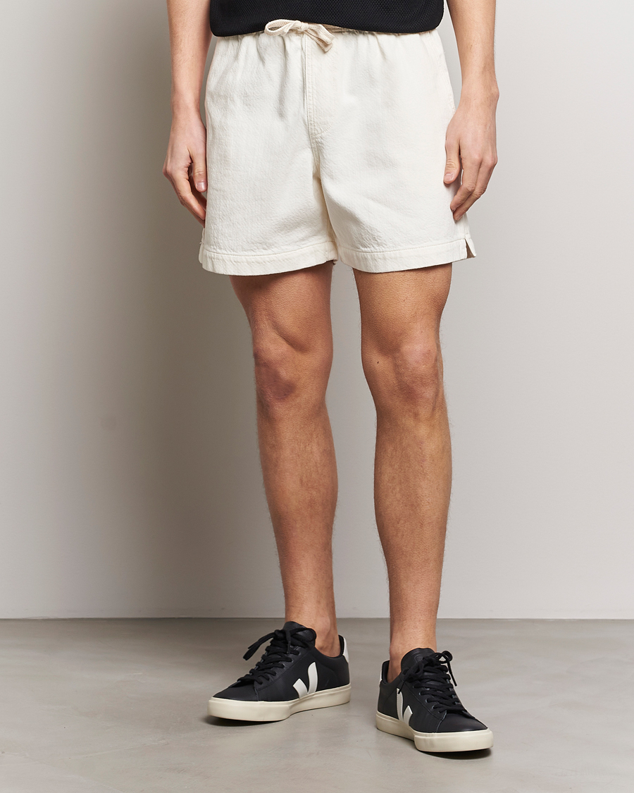 Herre | Avdelinger | FRAME | Textured Terry Shorts Off White