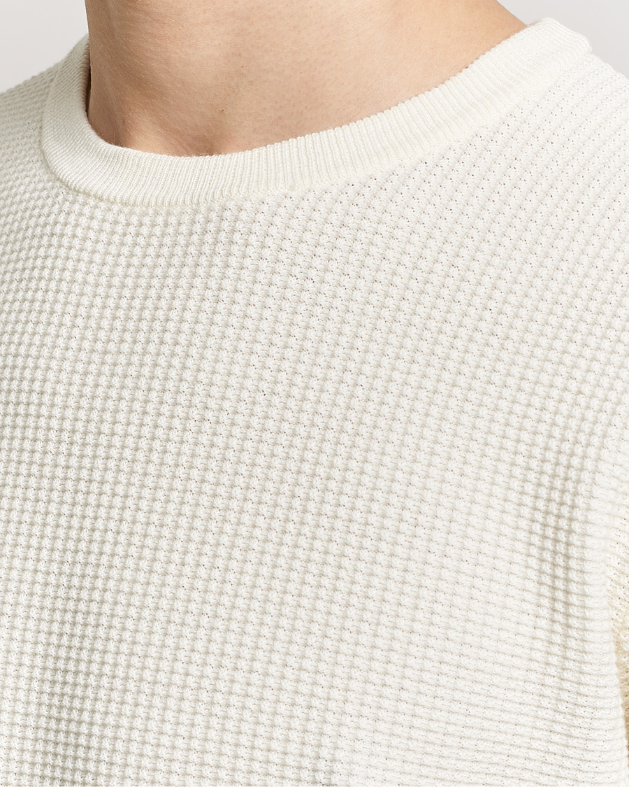 Herre | Gensere | Stenströms | Organic Cotton Crew Neck White