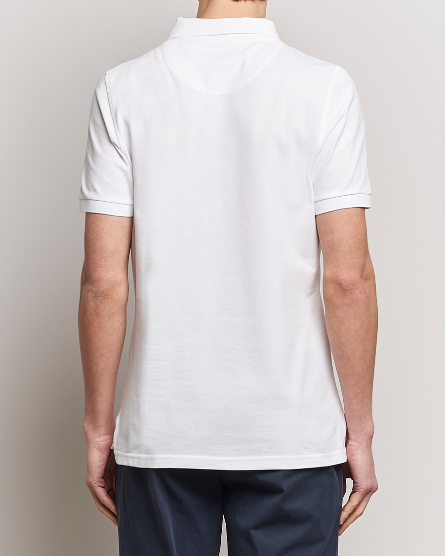 Herre | Pikéer | Stenströms | Organic Cotton Piquet Polo Shirt White