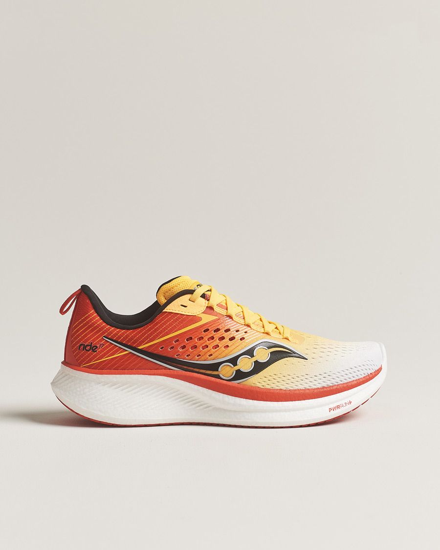 Herre | Saucony Ride 17 White/Vizi Gold | Saucony | Ride 17 White/Vizi Gold