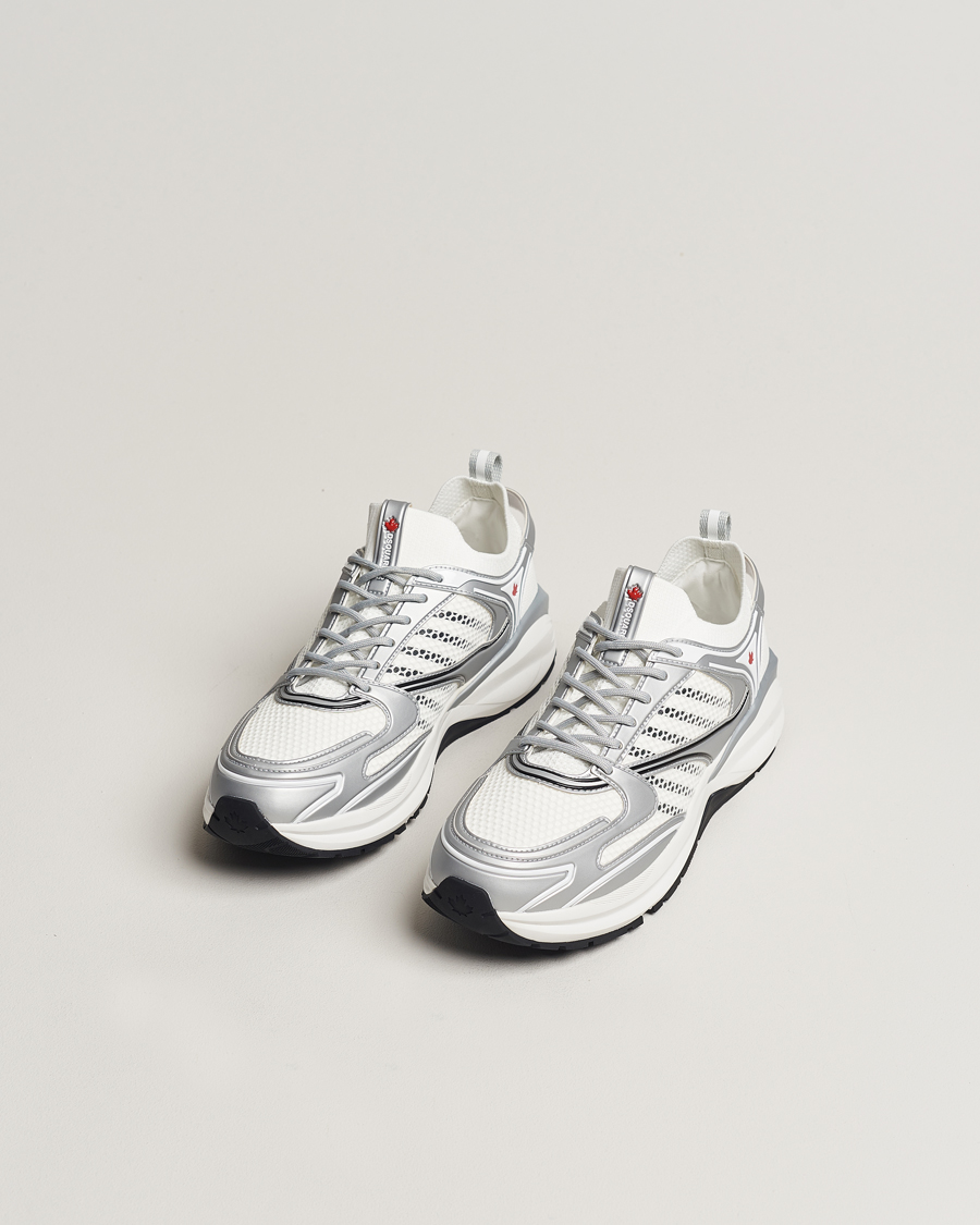 Men | Dsquared2 | Dsquared2 | Dash Sneaker White/Silver