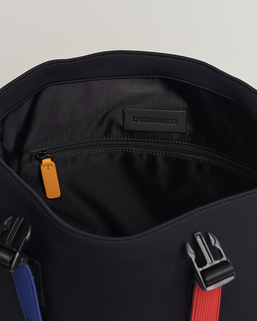 Herre | Dsquared2 Sport Tape Shopping Bag Black | Dsquared2 | Sport Tape Shopping Bag Black