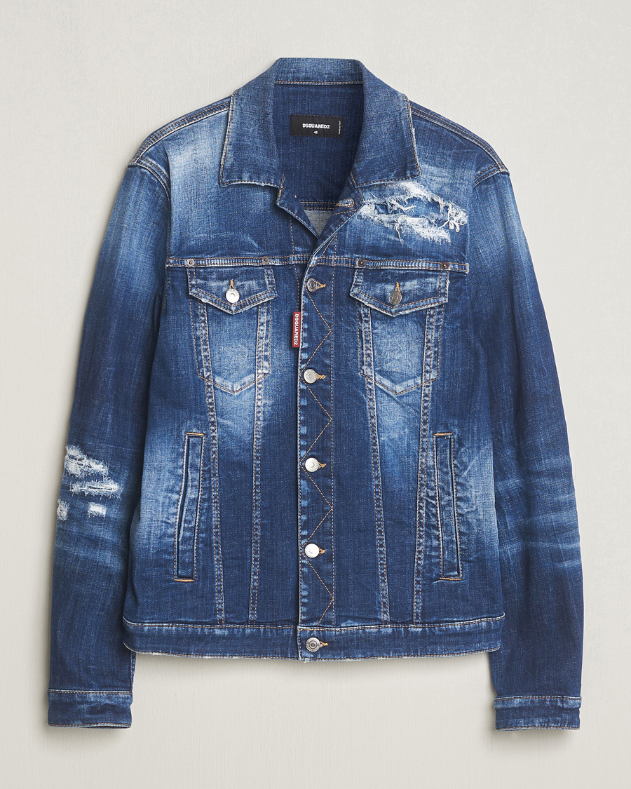 Herre | Jakker | Dsquared2 | Dan Denim Jacket Blue